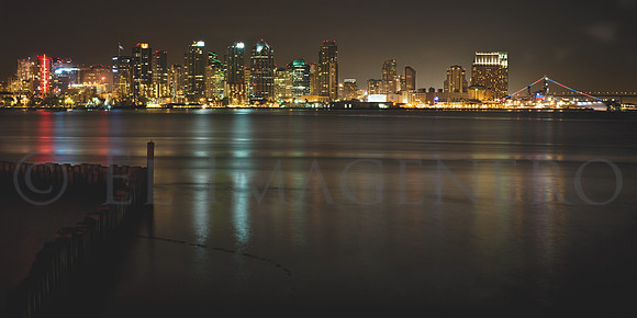 San Diego Skyline at Night