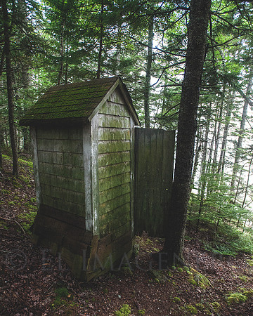 Maine Outhouse with a View