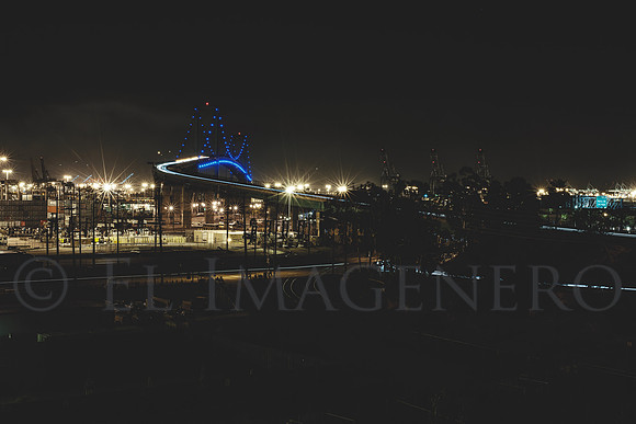 Vincent Thomas Bridge by Night